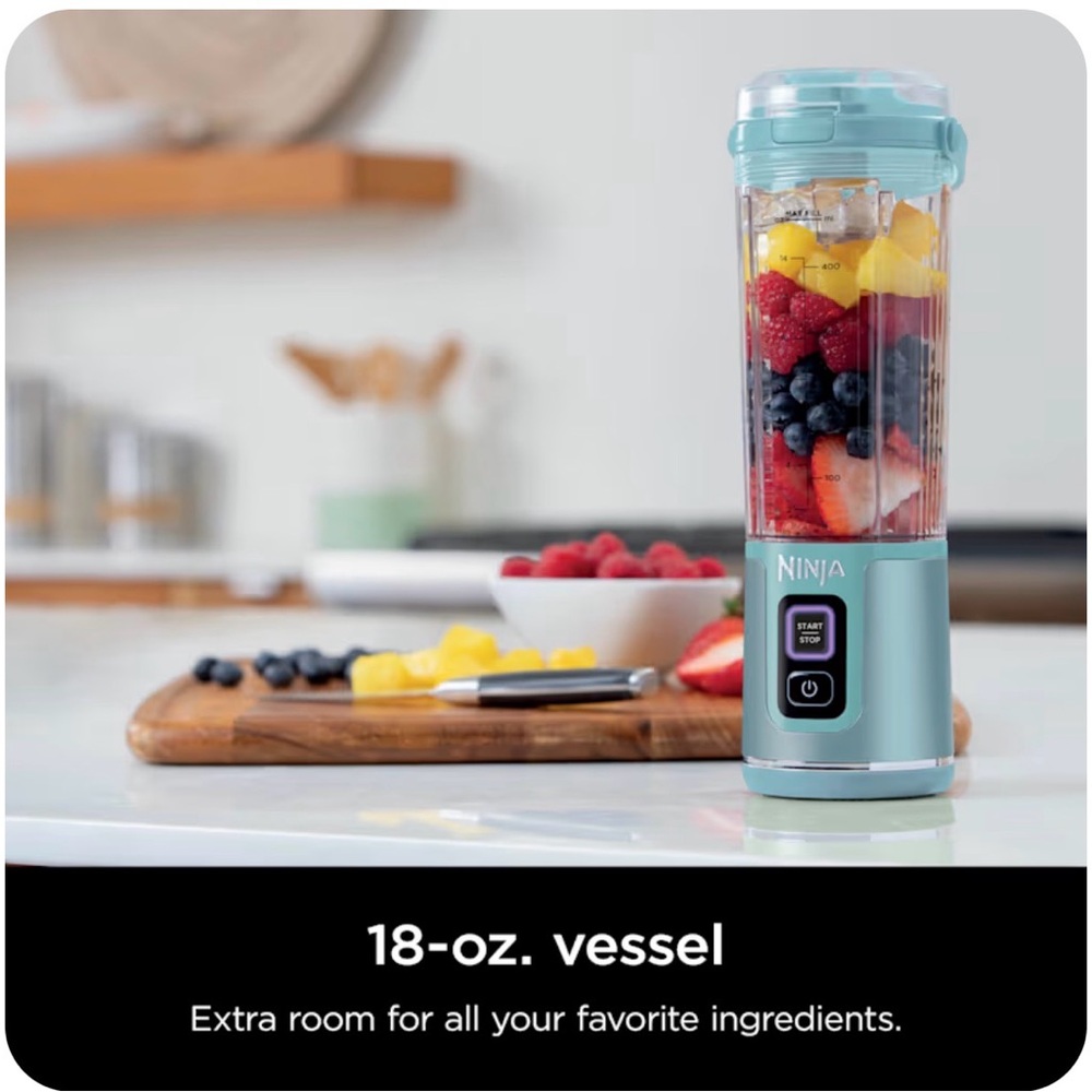New! Ninja Aqua Blender with Black Control. In packaging